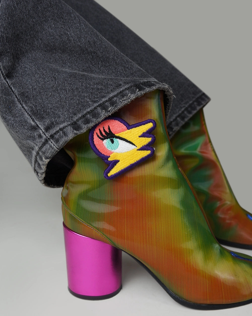 Lightning Eye Embroidered Patch