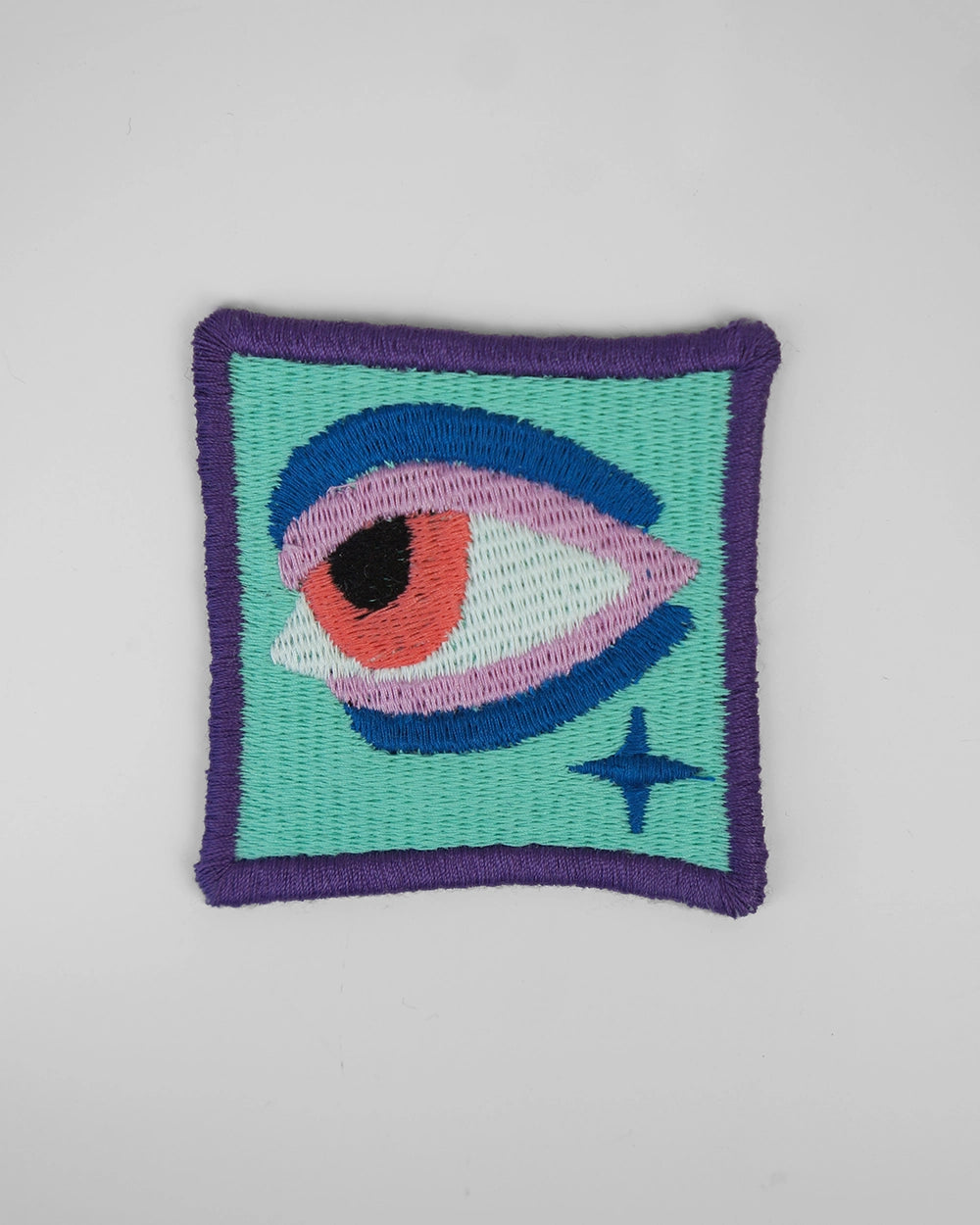 Square Eye Embroidered Patch