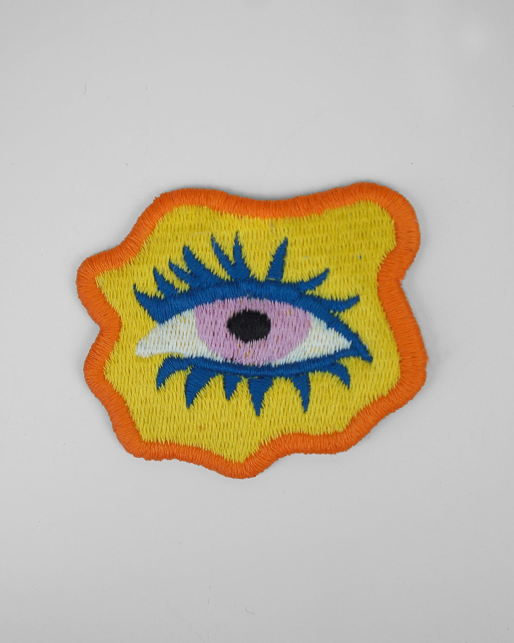 Wavy Eye Embroidered Patch