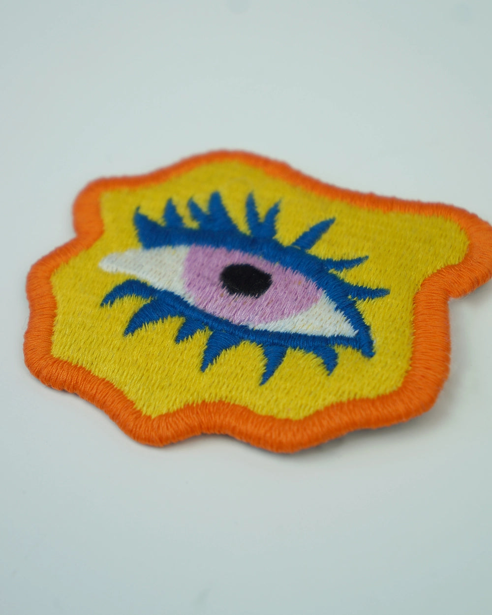 Wavy Eye Embroidered Patch