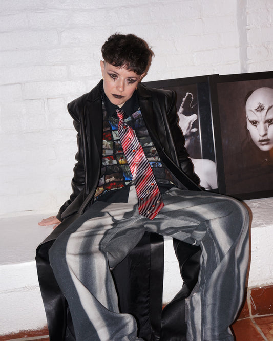 Upcycled Tie: Midnight Affair