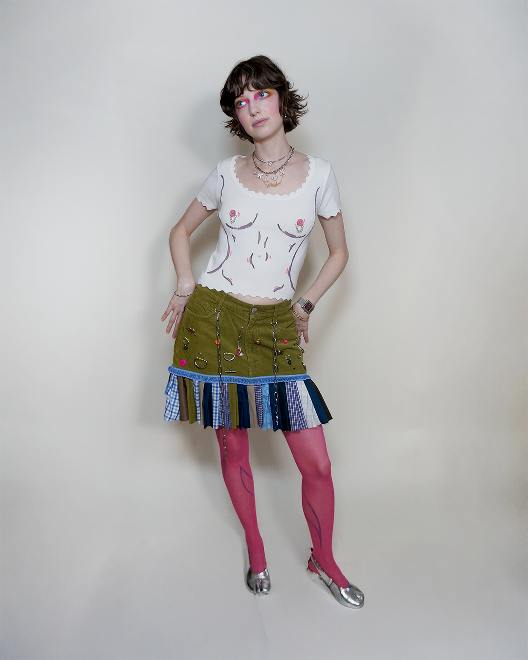 Pleated Charm Skirt, 26