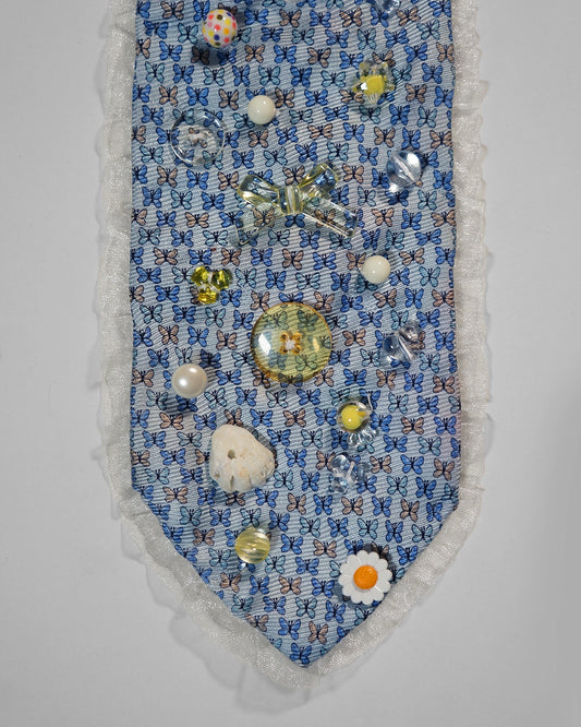 Upcycled Tie: First Day of Spring