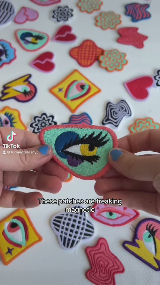 Drip Embroidered Patch