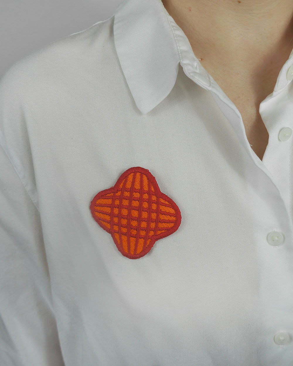 Double Circle Embroidered Patch