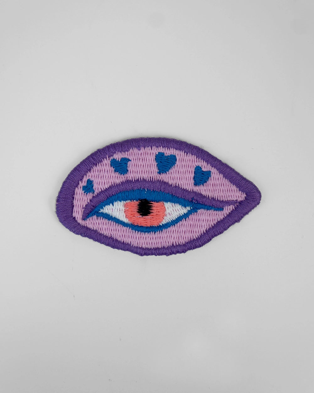 Heart Eye Embroidered Patch