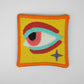 Square Eye Embroidered Patch