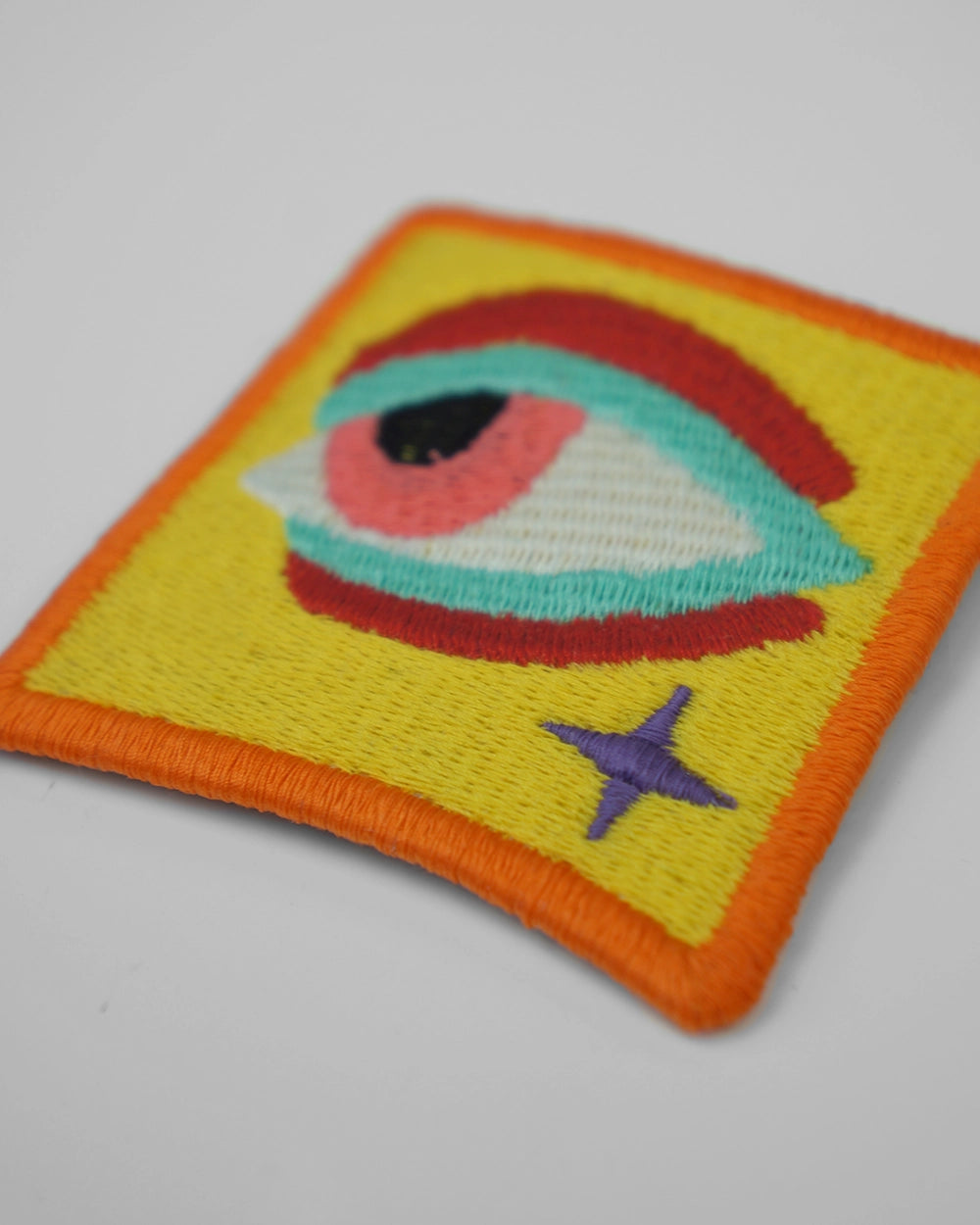 Square Eye Embroidered Patch