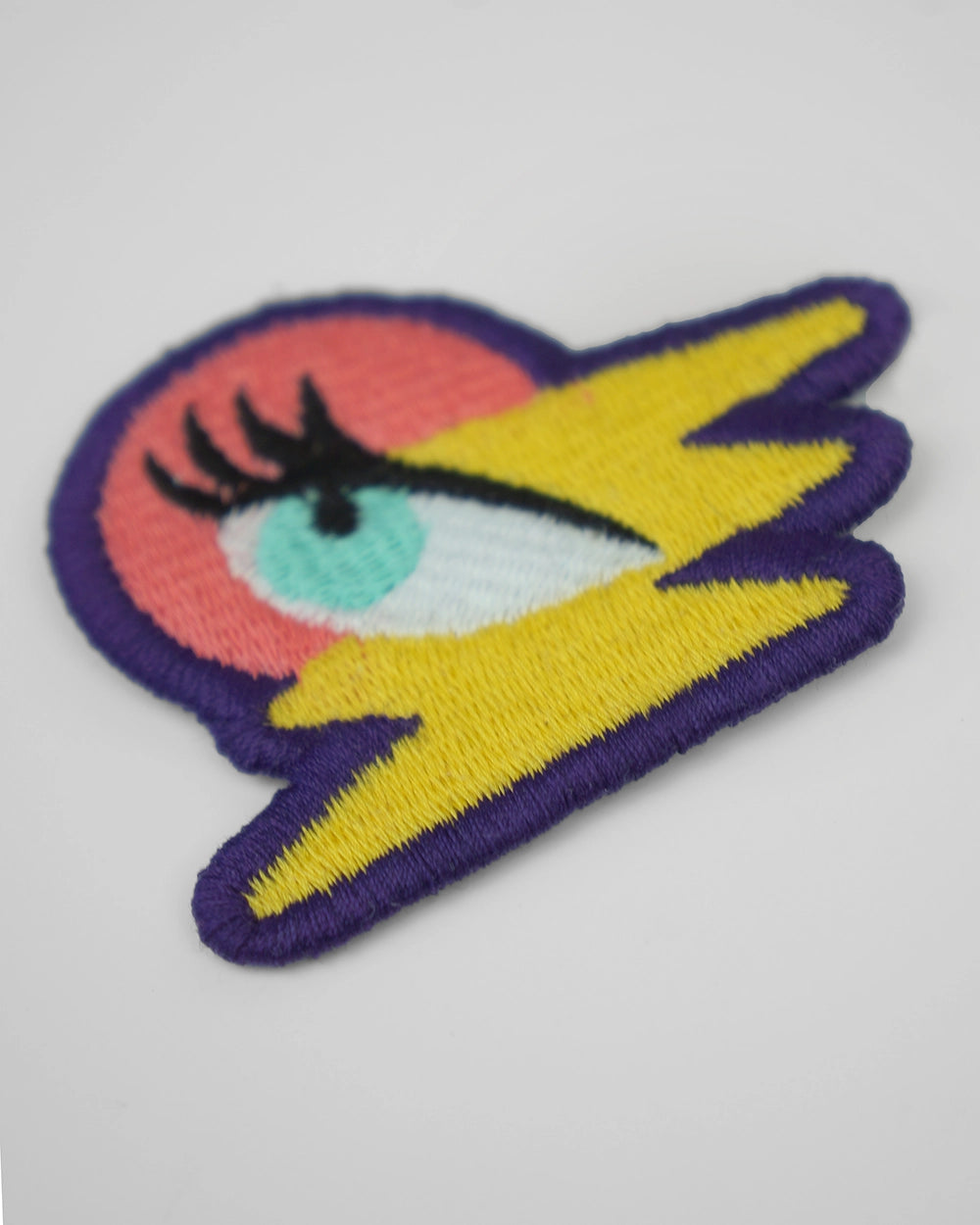 Lightning Eye Embroidered Patch