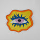 Wavy Eye Embroidered Patch