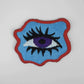 Wavy Eye Embroidered Patch