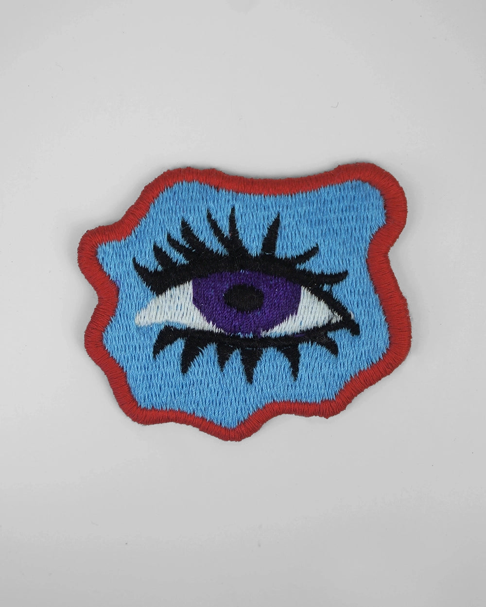 Wavy Eye Embroidered Patch