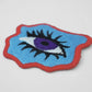 Wavy Eye Embroidered Patch