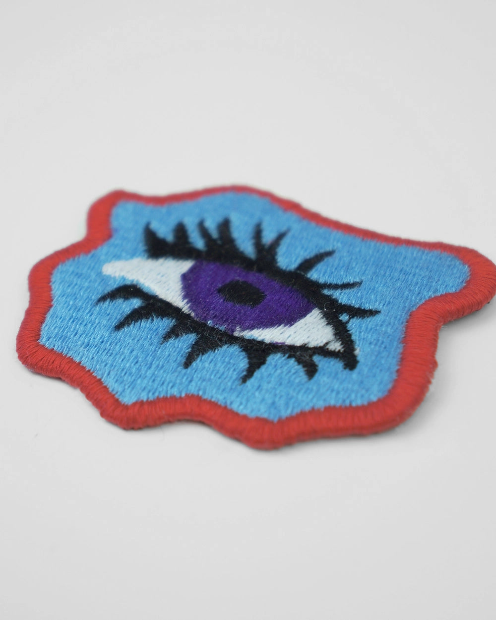 Wavy Eye Embroidered Patch