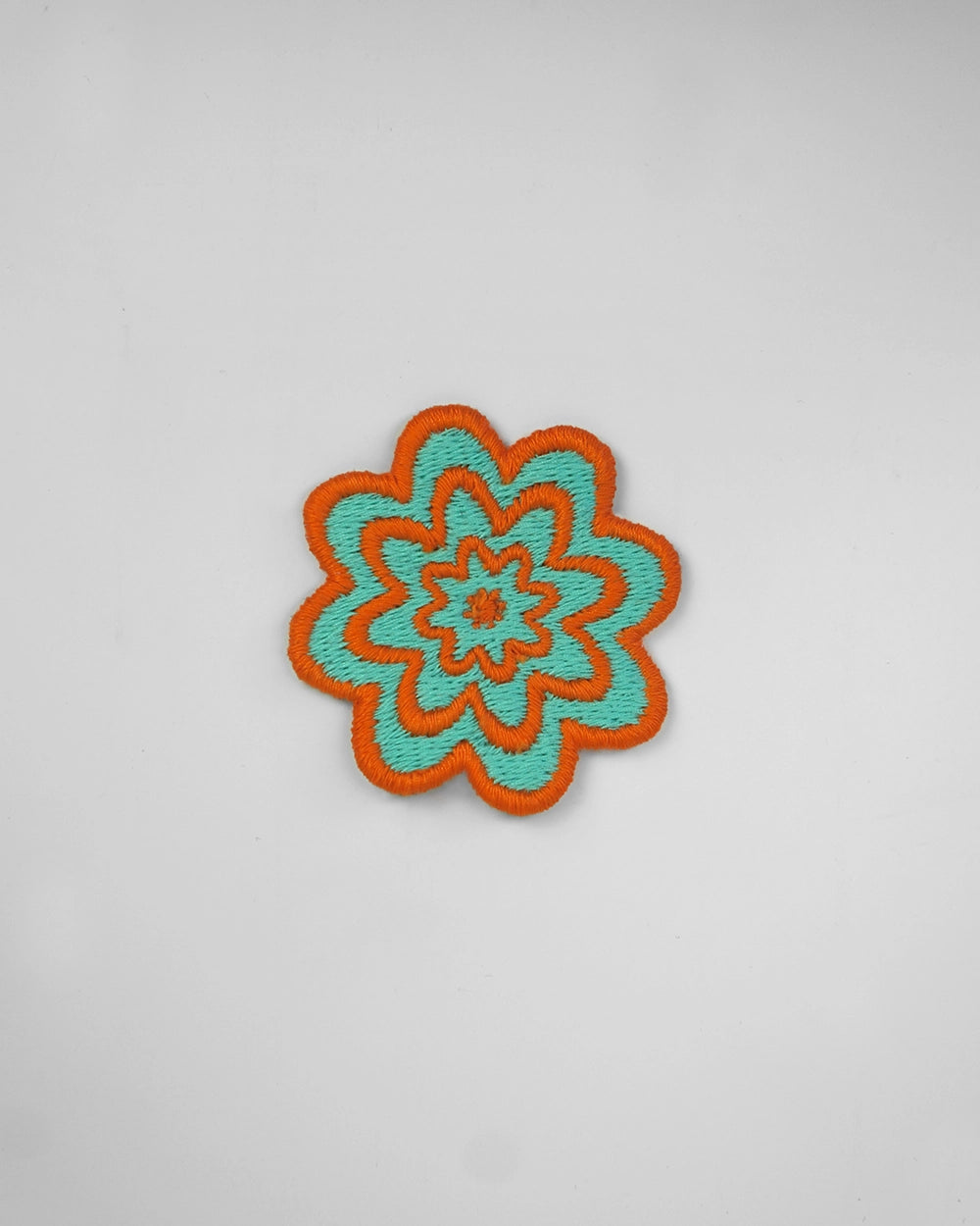 Flower Embroidered Patch