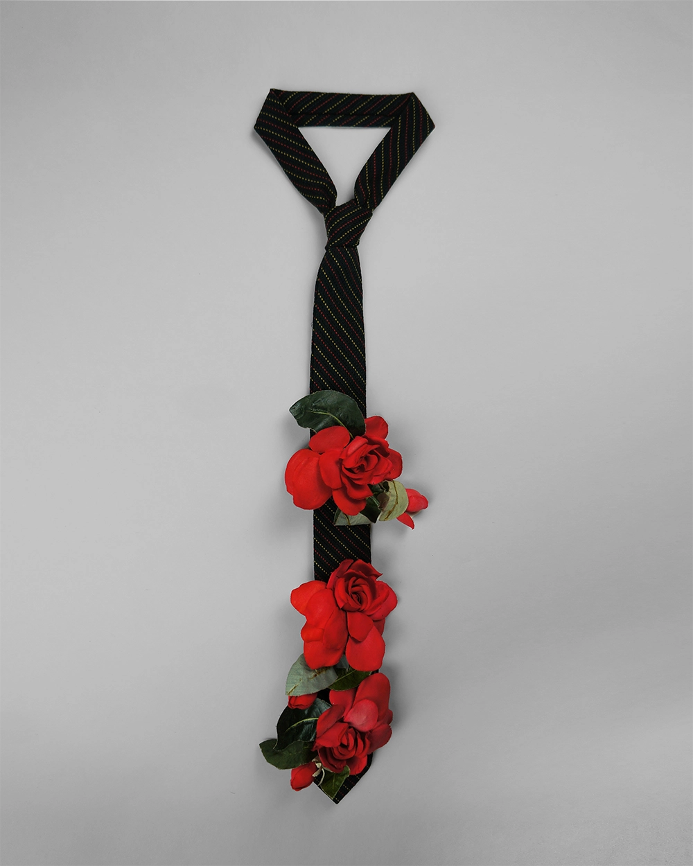 Upcycled Tie: A Bouquet For My Love