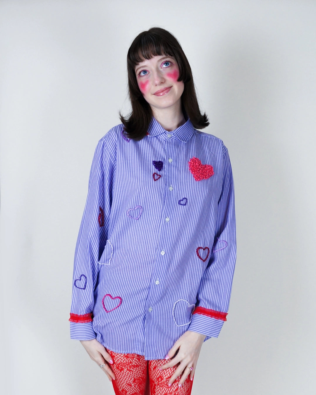 Purple's Cool Button Up, S