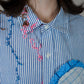 Love Can Be Blue Button Up, XL