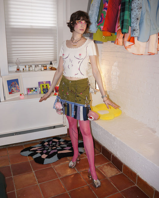 Pleated Charm Skirt, 26