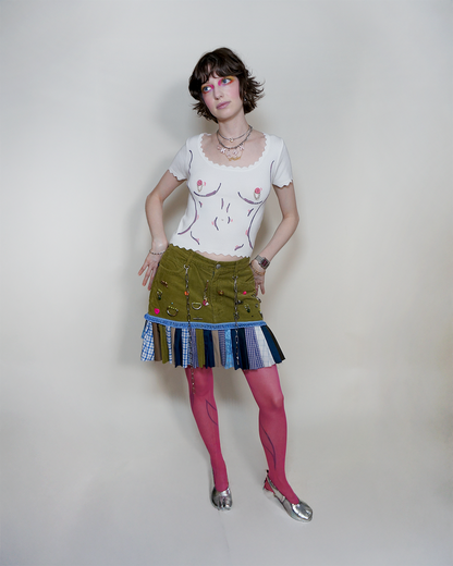 Pleated Charm Skirt, 26