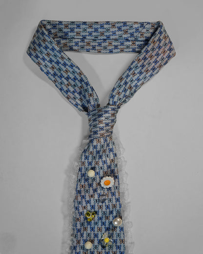 Upcycled Tie: First Day of Spring