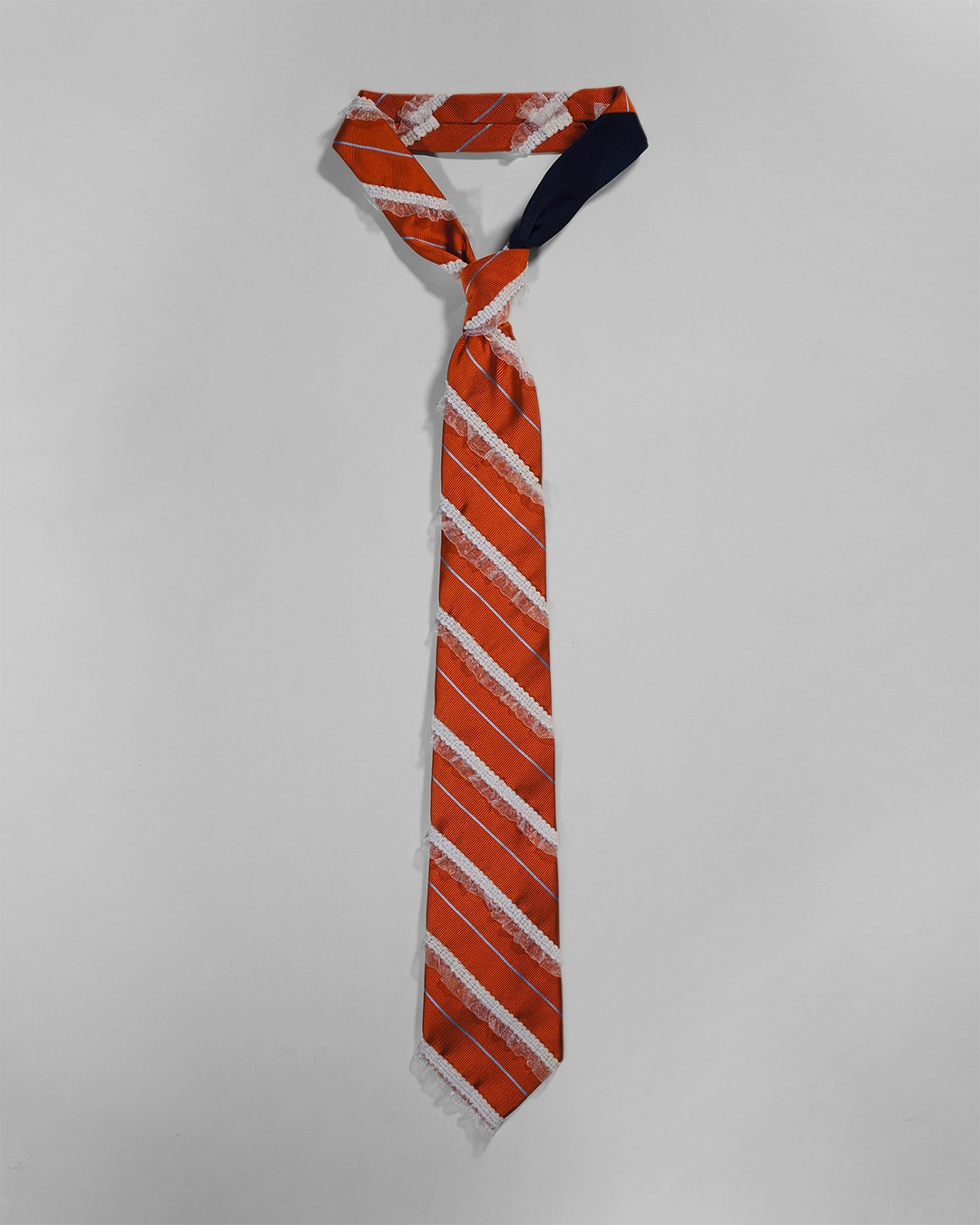 Upcycled Tie: Orange Creamsicle