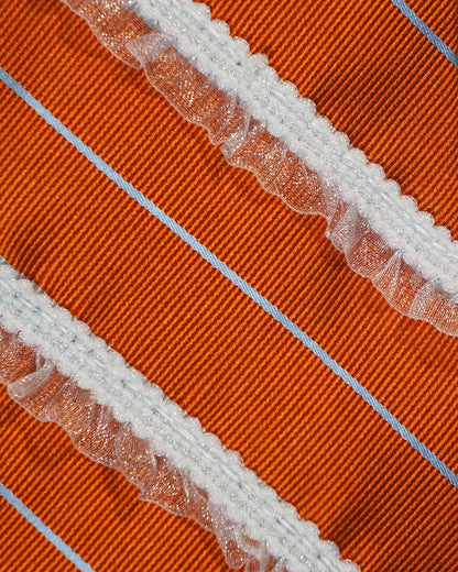 Upcycled Tie: Orange Creamsicle