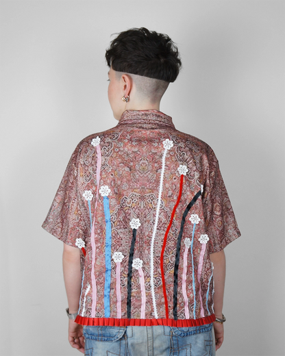 Summer Bloom Button Down, M