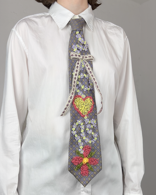 Upcycled Tie: The Meadow