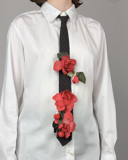 Upcycled Tie: A Bouquet For My Love