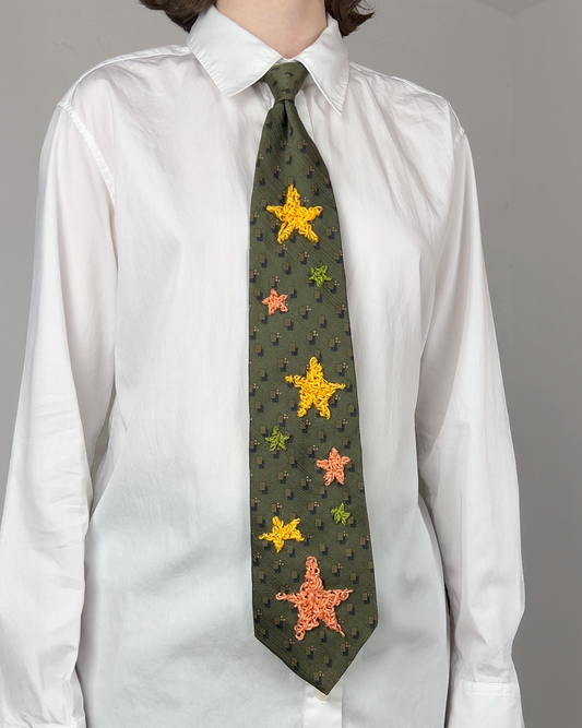 Upcycled Tie: Stars