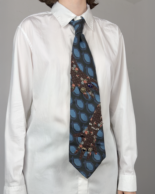 Upcycled Necktie: Hands