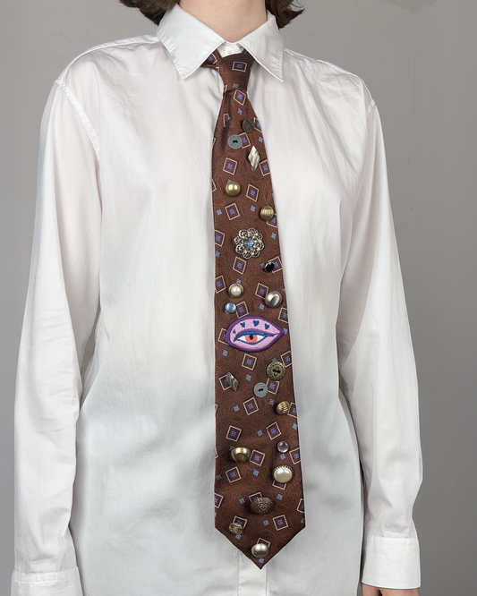 Upcycled Tie: Nightwatch