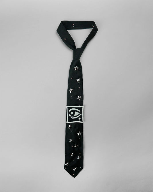 Upcycled Tie: Starry Eyed