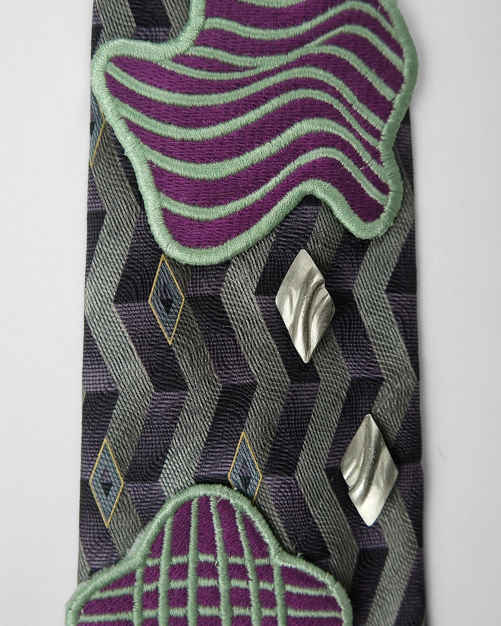 Upcycled Tie: Waves