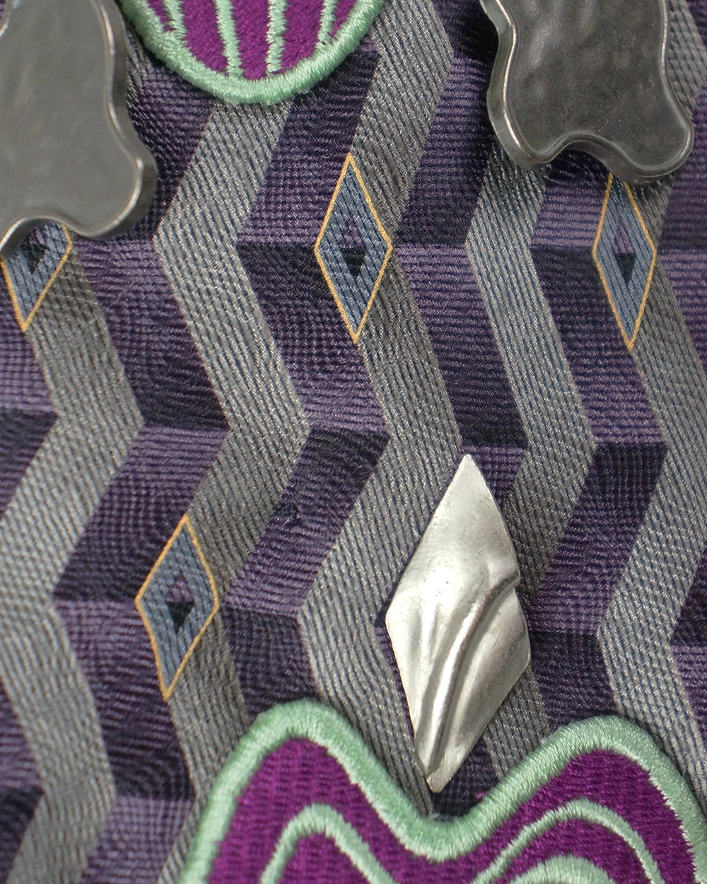 Upcycled Tie: Waves