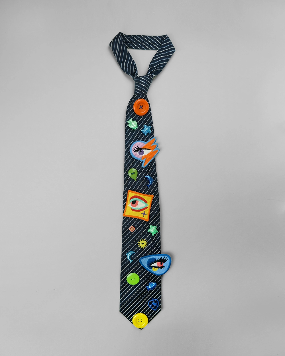 Upcycled Tie: Clown Core