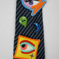 Upcycled Tie: Clown Core