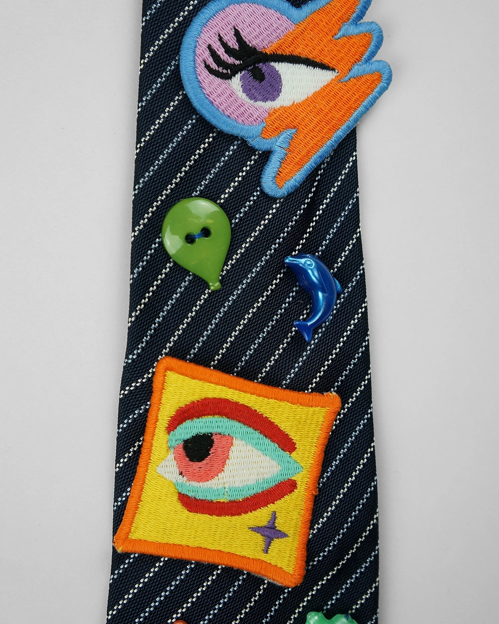 Upcycled Tie: Clown Core