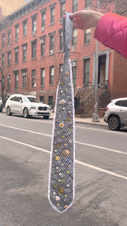 Upcycled Tie: First Day of Spring