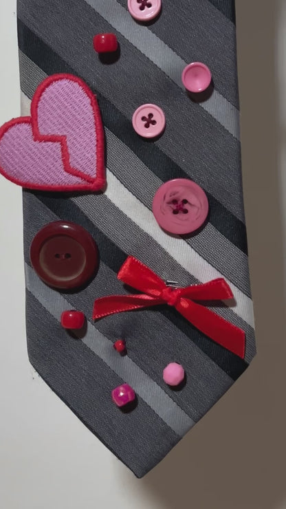 Upcycled Tie Collab: Heartbreak