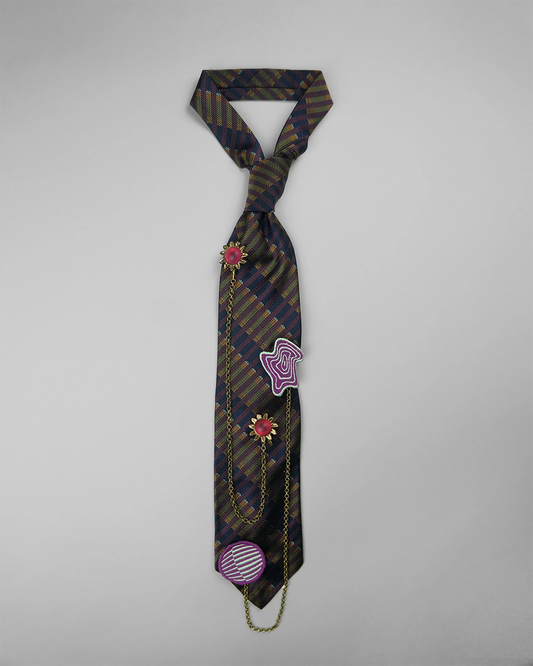 Upcycled Tie: Purple Rain