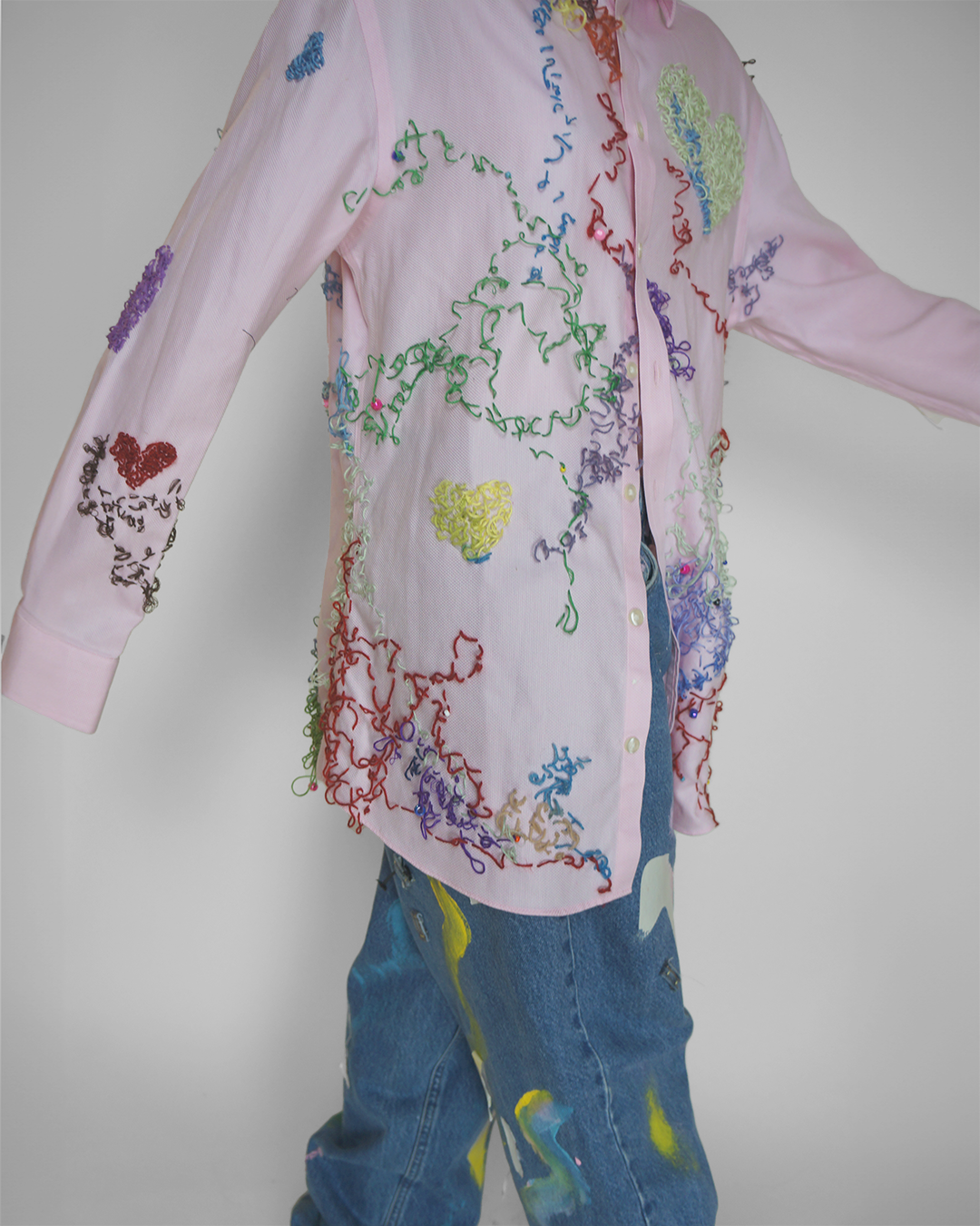 String Button Up, L – turningtidesnyc