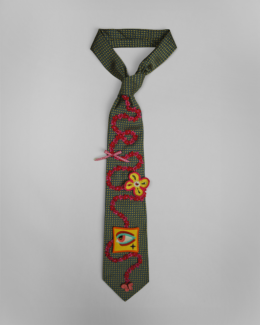 Upcycled Tie: Candy Land