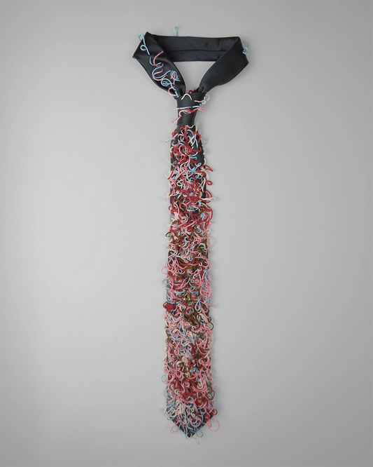 Upcycled Tie: Expressionist Drip