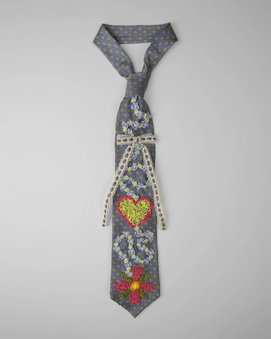 Upcycled Tie: The Meadow